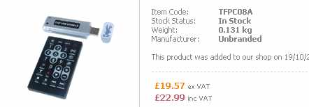 USB Freeview adapter